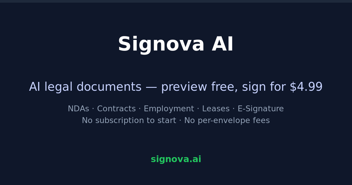 Alberta Bylaws Corporation — Free & E-Signable | Signova